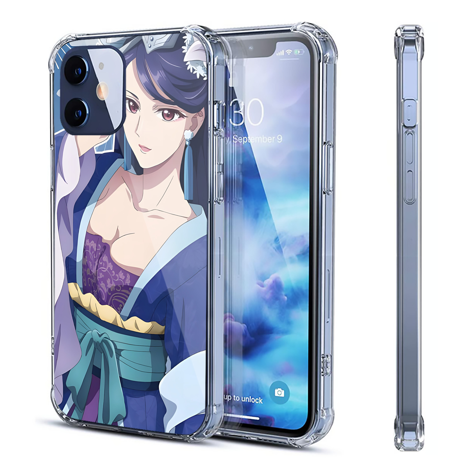 （画像用） 薬屋のひとりごと The Apothecary Diaries 【iPhone 12シリーズ対応】透明スマホケース（クリアソフトケース）